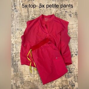 5x top 5x high waisted petite pants